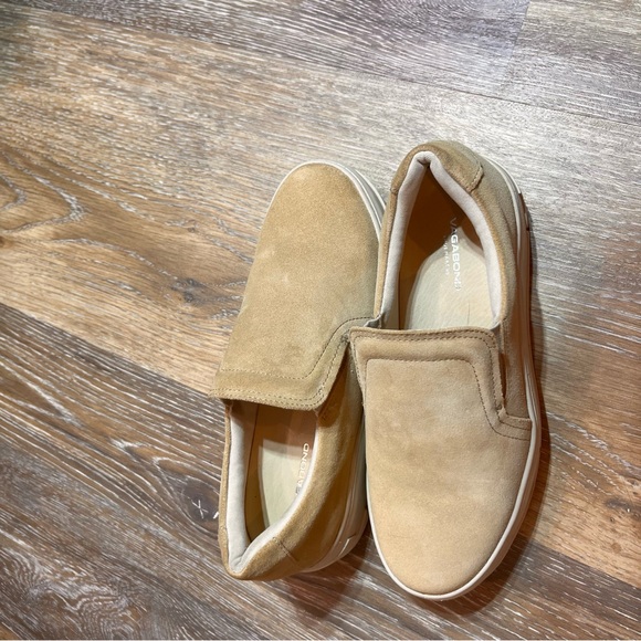 Vagabond Plateform Womens Shoe Beige Loafer Slip On Size 7 - Picture 4 of 7